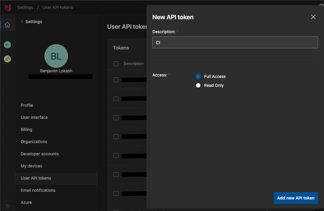 Set up for simulator
