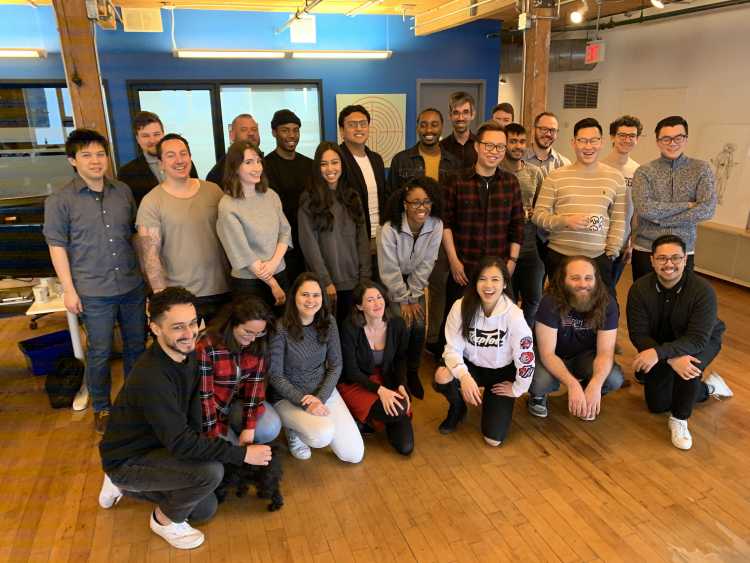 Quantum mob staff posing for picture